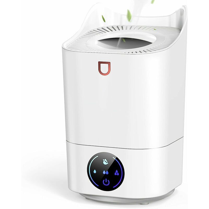 Ultraschall-luftbefeuchter, 4 L, Befüllung Von Oben, Weiß