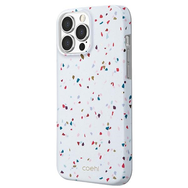 Uniq Coehl Terrazzo Iphone 13 Pro Max 6,7" Hülle Weiß/naturweiß