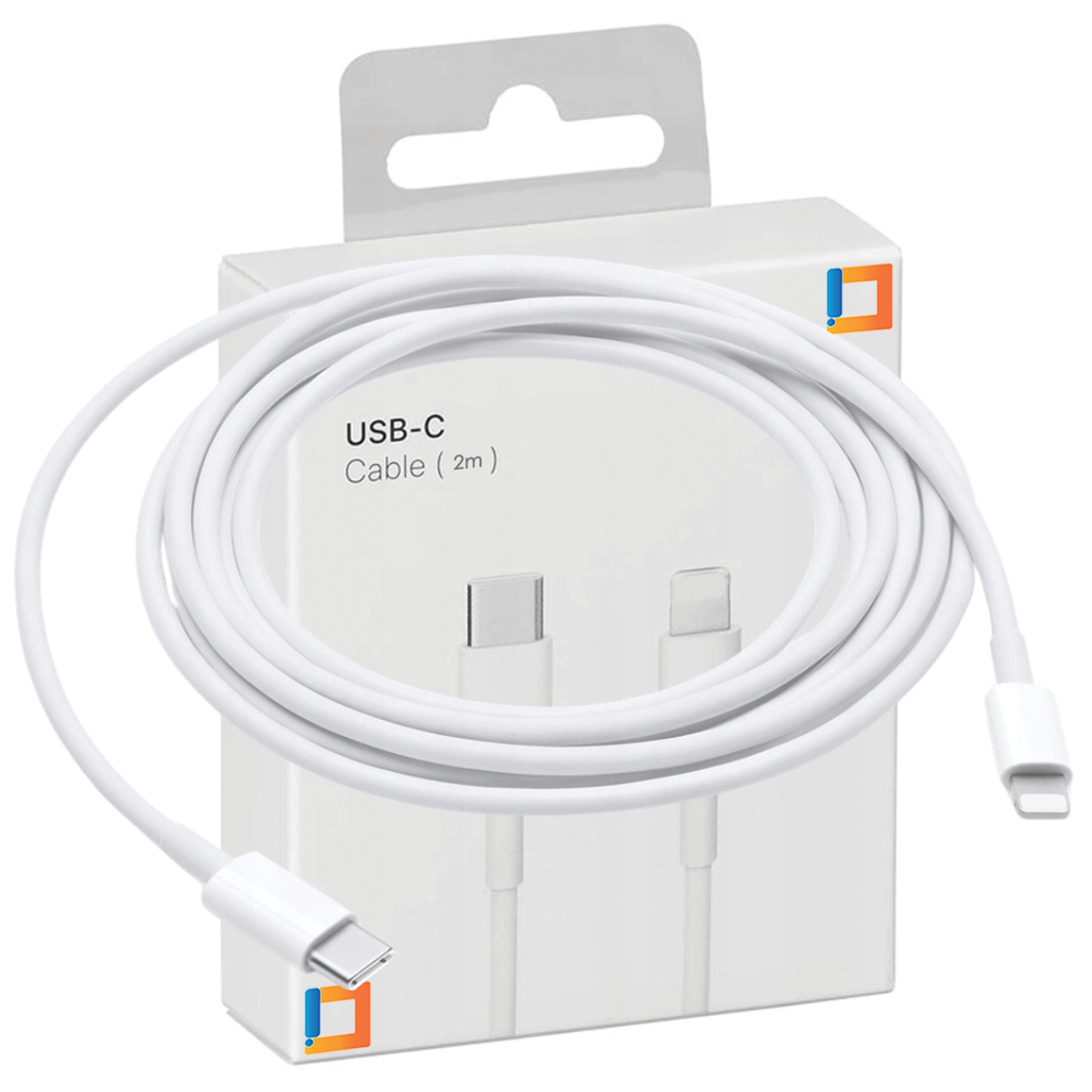 Co2-ladekabel Mit Usb-c-schnellladefunktion Für Lightning Iphone 13/14 Pro (2 M)