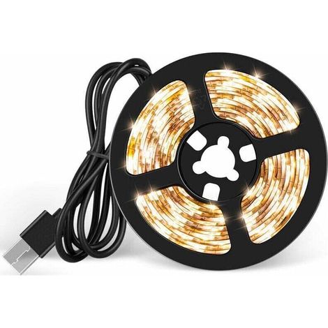 (2 Stück) 4 M Led-streifen, Warmweißer Led-streifen, 5 V Usb-streifen, 240 Leds, Dekorative Innenbeleuchtung Für Kleiderschrank, Schlafzimmer, Regal, Fernseher, Bar, Partydekoration