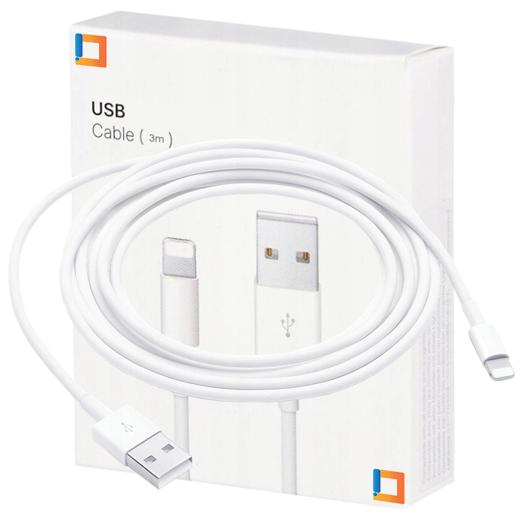 Co2-ladegerät Mit Usb-kabel, Schnellladefunktion Für Lightning Iphone 12, 13, 14 Pro, 3 M