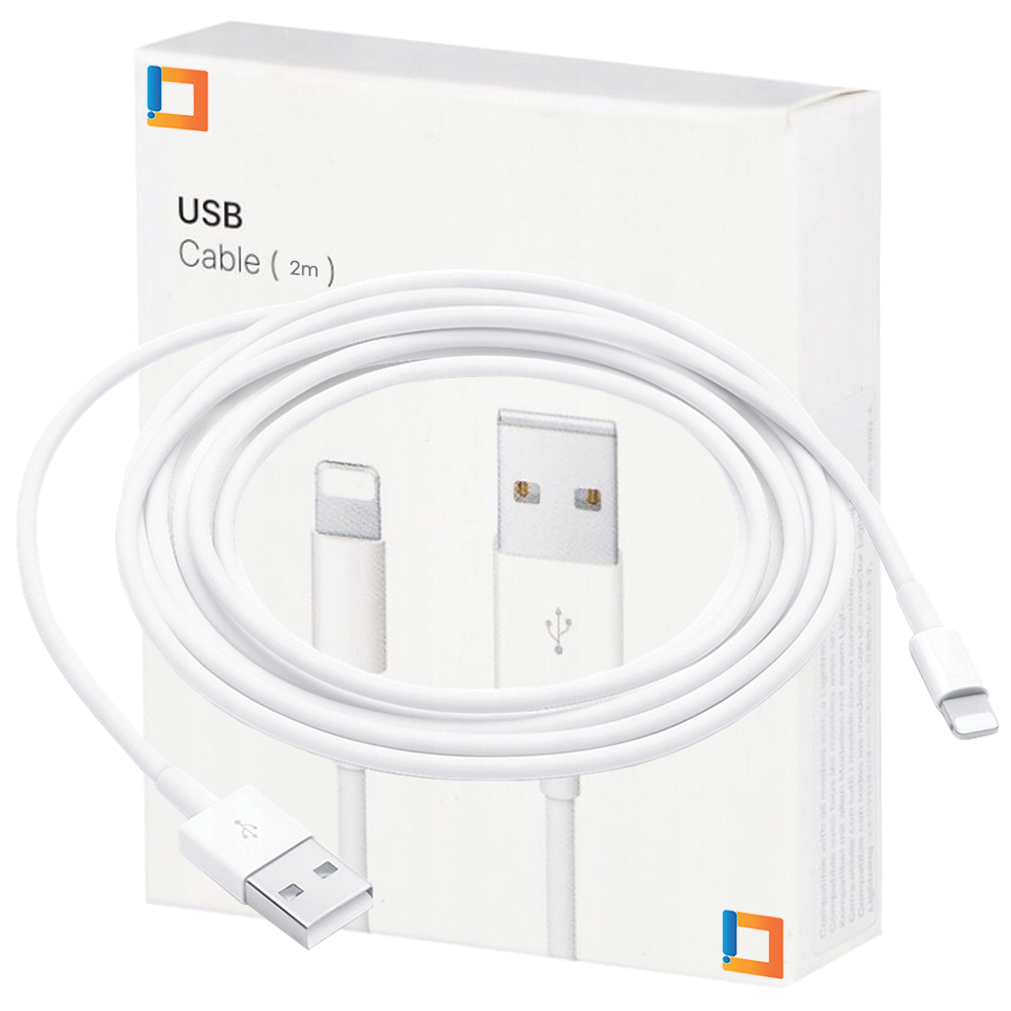 Co2-ladegerät Mit Usb-kabel, Schnellladefunktion Für Lightning Iphone 12, 13, 14 Pro, 2 M