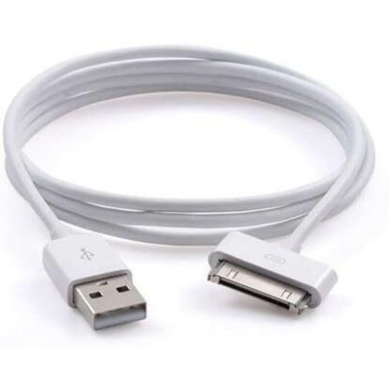 Usb-ladekabel Für Iphone 4/4s/3g/3gs, 1 M, Weiß – Schnelles Und Langanhaltendes Laden