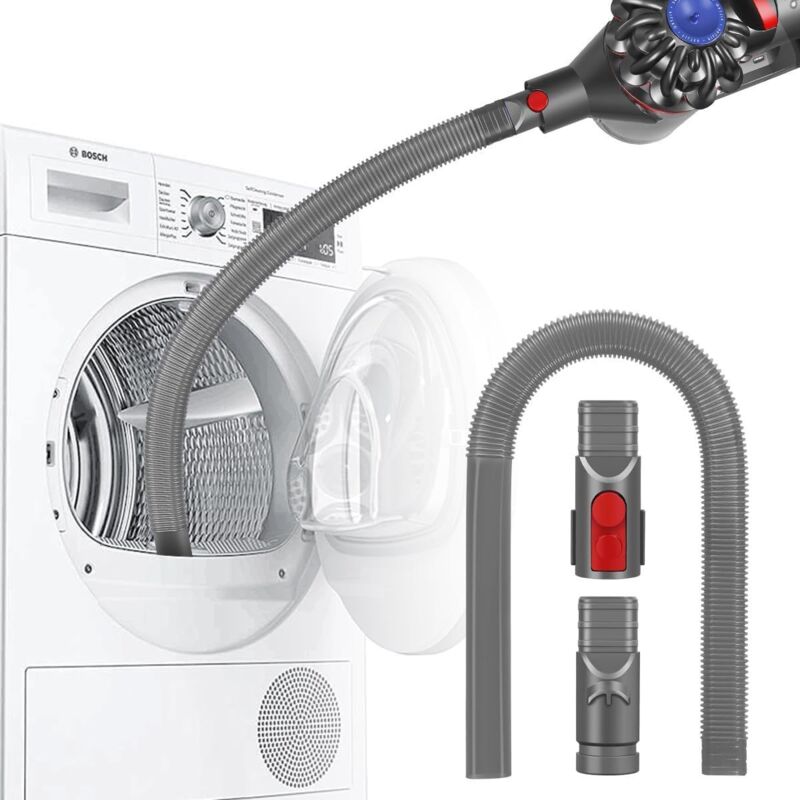 Kompatibel Mit Dyson V6, V7, V8, V10, V11, V12 Und V15. Flachdüse Zur Entfernung Von Flusen Aus Wäschetrocknern Und Lüftungsschlitzen.