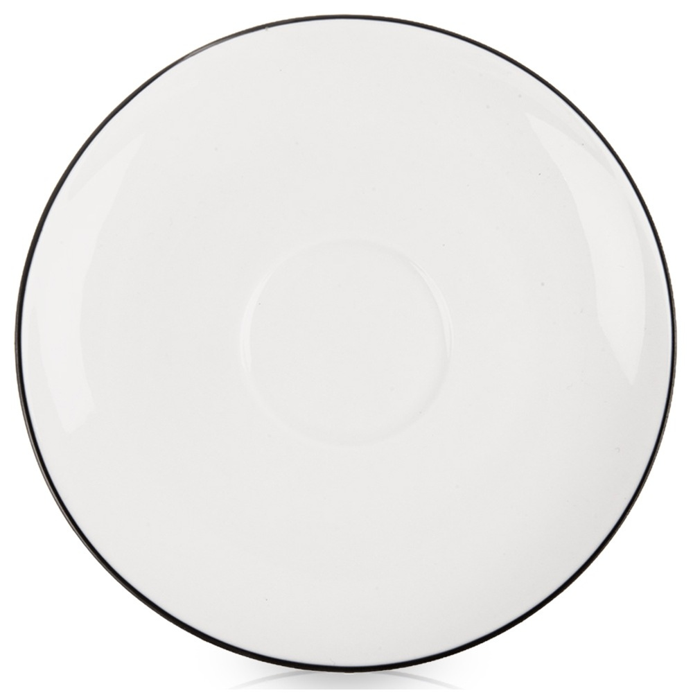 Kleine Weiße Porzellan-untertasse Für Snacks, 13 Cm