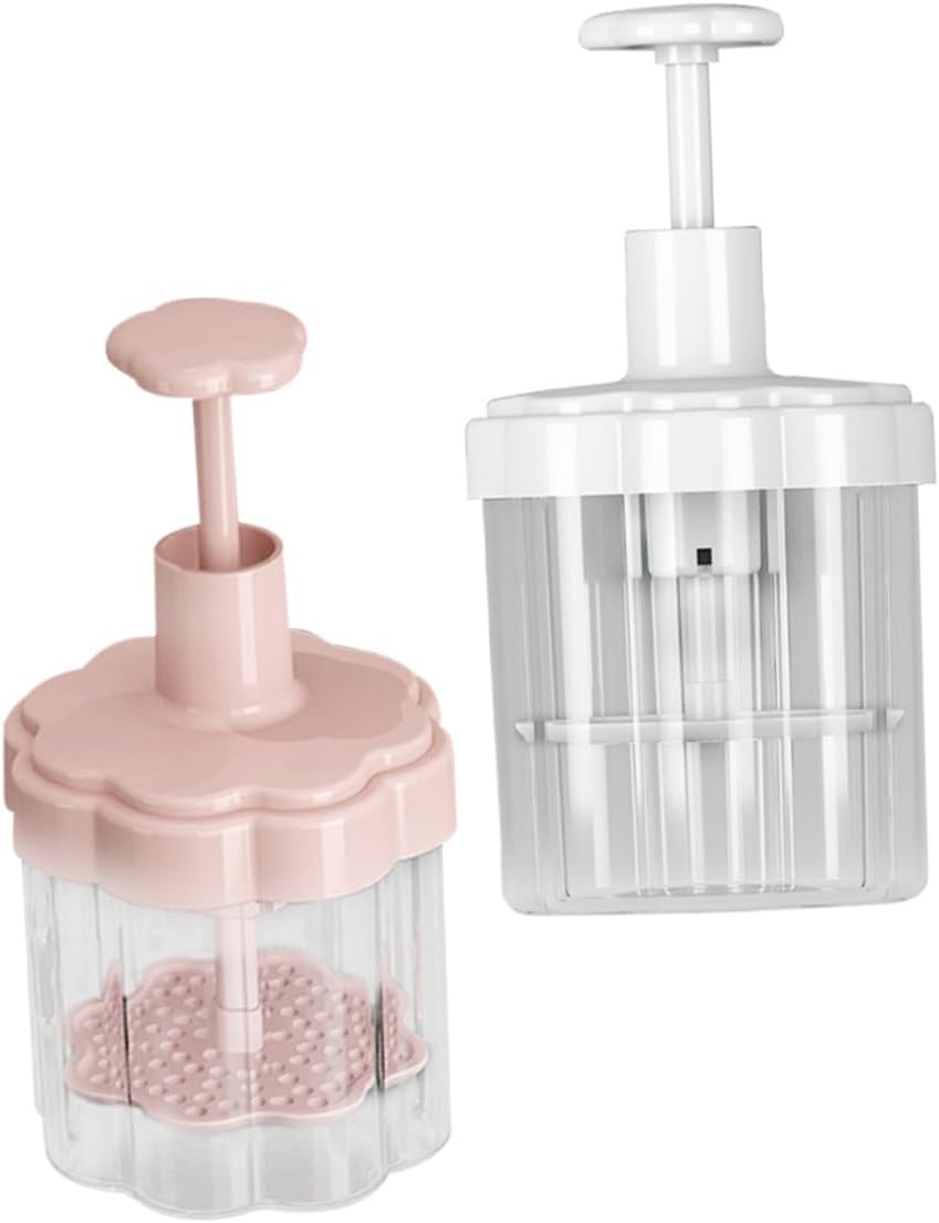 Ensemble De 2 Petites Bouteilles En Plastique Rose Et Blanche Avec Distributeur De Mousse, Pompe À Mousse Pratique Pour Shampooing, Gel Douche, Soins De La Peau, Pour La Maison Et En Déplacement