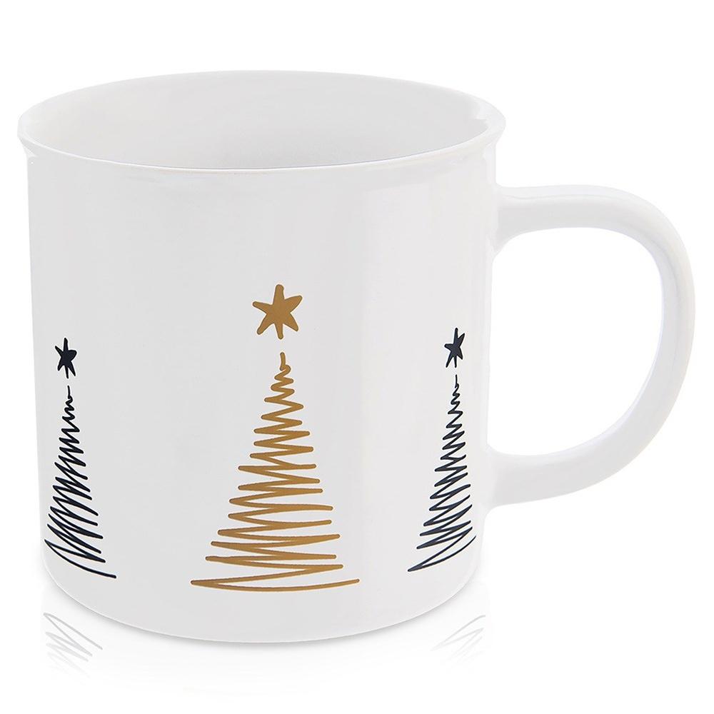 Weihnachtsbecher Für Kaffee, Tee, Kräuter, Heiß- Und Kaltgetränke, Weihnachtsbaum, Groß