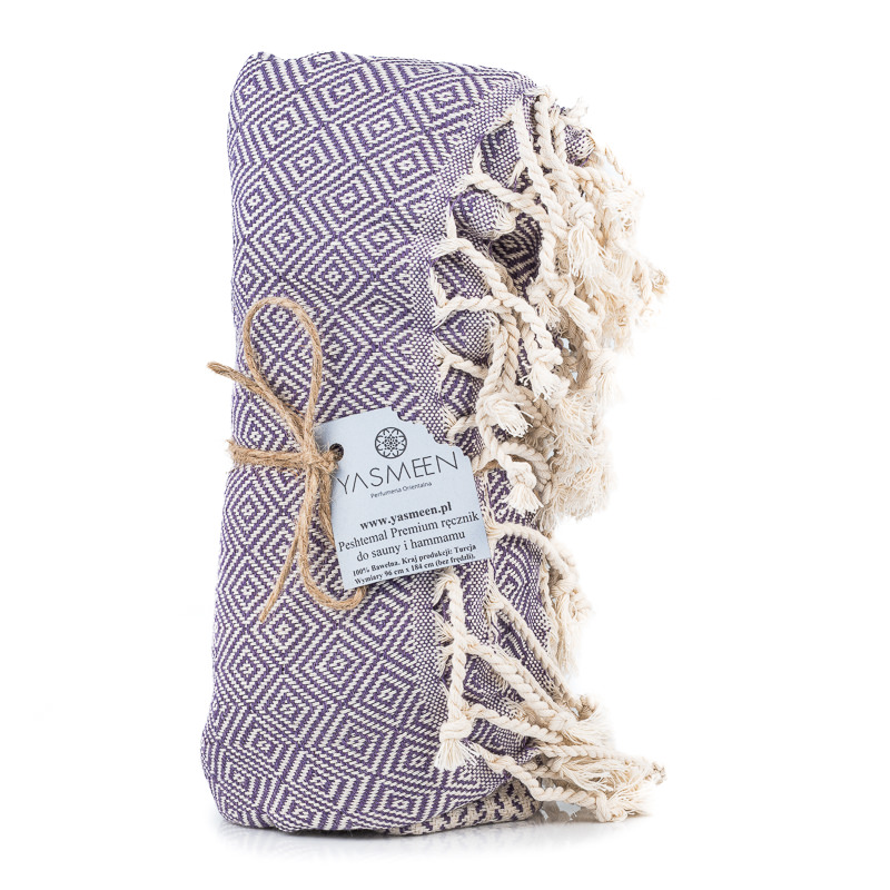 Yasmeen Premium Lila Hamamtuch – Pestemal