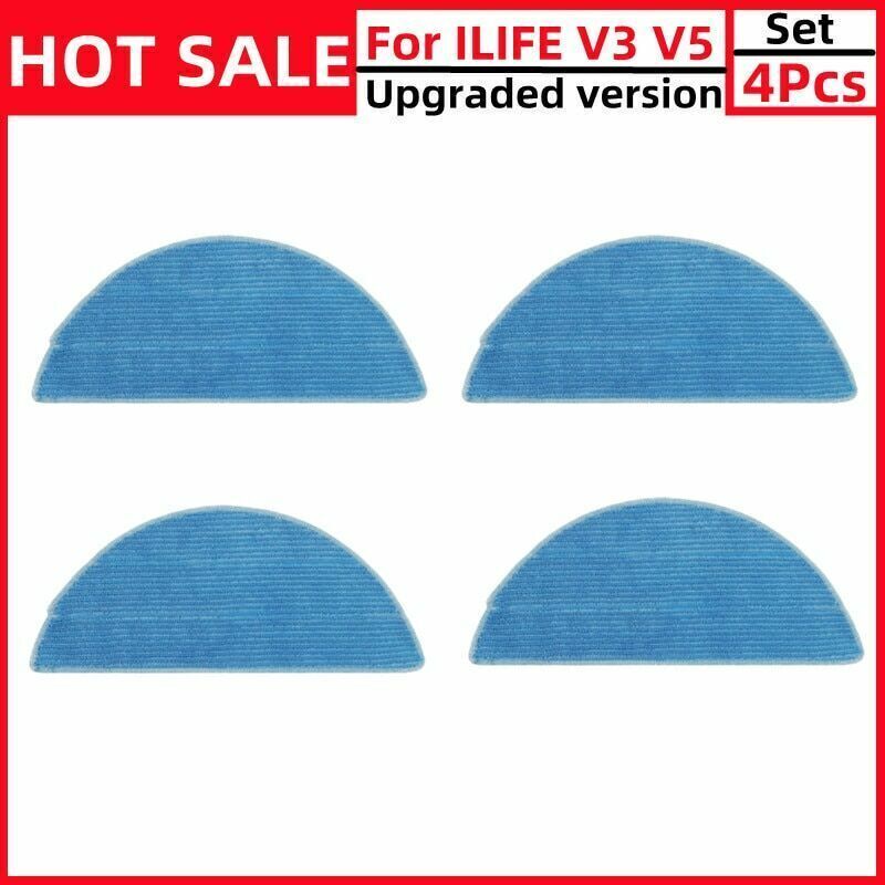 Zubehör Für Den Ilife V3/v5 Saugroboter: Reinigungstuch, Staubsauger, Wischmopp, 4-teilig