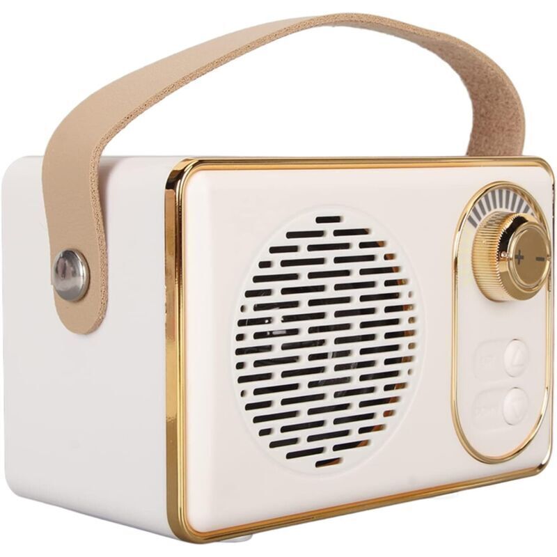 Retro-bluetooth-lautsprecher Im Niedlichen Vintage-design, Bluetooth 5.0, Speicherkartensteckplatz, Aux-eingang, Kompatibel Mit Usb-treibern, Ideal Für Zuhause, Outdoor-aktivitäten, Reisen, Partys Und