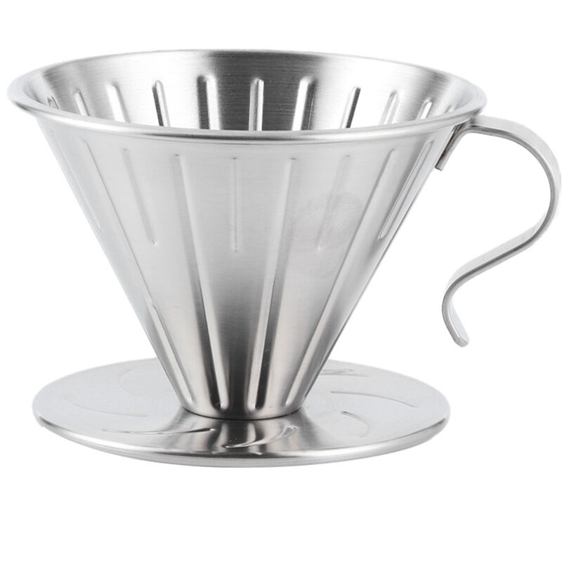Kaffeefilter-becherhalter Aus Edelstahl Für Zuhause Und Büro (l)