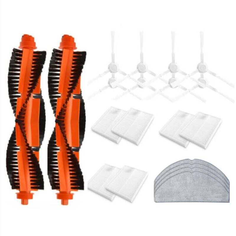 20 Ersatzteile Für Saugroboter E10, E12, B112, Staubsaugerzubehör, Haupt- Und Seitenbürste, Filter, Wischtuch
