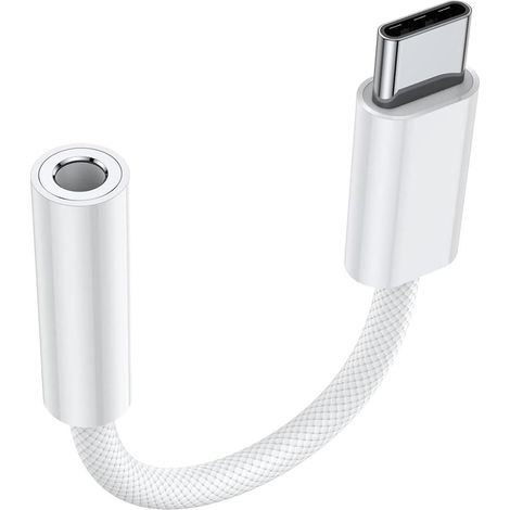 Usb-c-auf-3,5-mm-kopfhöreranschluss-adapter Für Iphone 15, Typ-c-aux-audio-konverter-kopfhöreradapter Für Iphone 15 Pro Max, Samsung S23/note 20, Huawei P40/p30, Pixel 6/4, Ipad Pro/air 5 Mini 6
