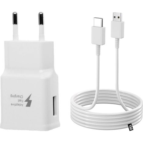 18-w-schnellladegerät Für Samsung Galaxy + 1 M Usb-c-kabel, Kompatibel Mit S8, S9, S10, S20, S21, S22, S23 Ultra, A54, A52s, A53, A34, A33, A20e, A14, A13, M54, M53 – Original-ersatz-schnellladegerät
