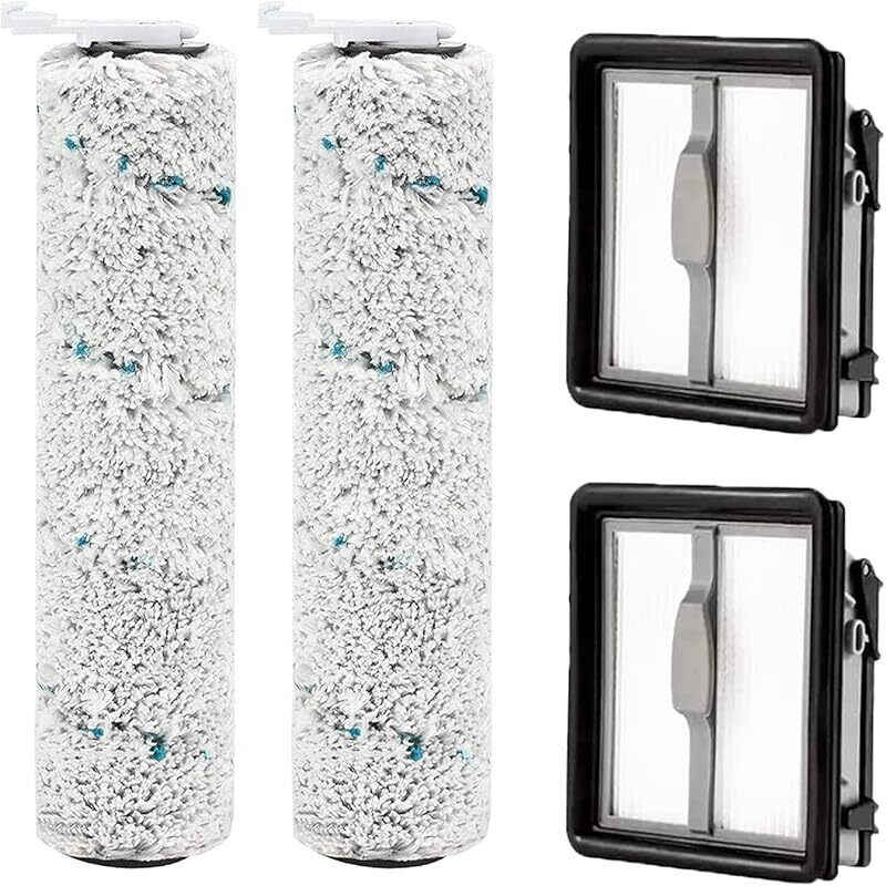 Zubehör Für Den Bissell Crosswave X7 Pet Pro 2955n, 3479n Multi-oberflächen-nass- Und Trockensauger: 2 Ersatzfilter Und 2 Multifunktions-bürstenwalzen