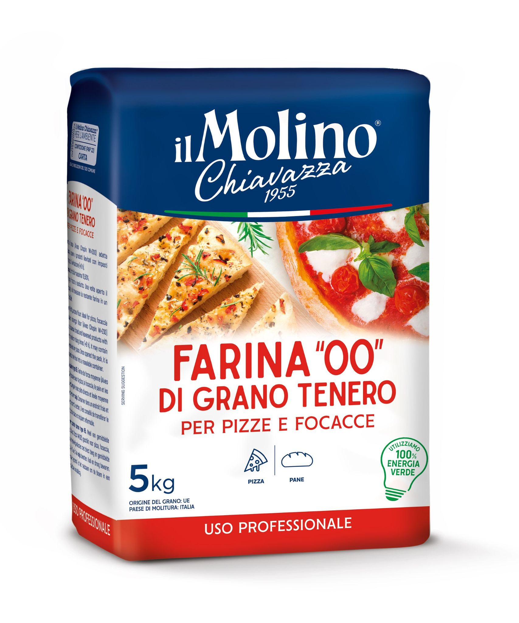 Farina-mehl Typ 00 Von Grano Tenero Für Pizza Und Focacce 5 Kg – Il Molino Chiavazza