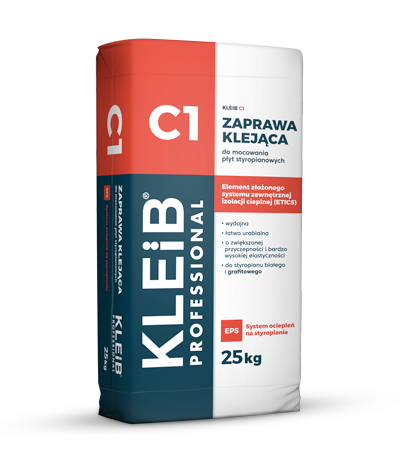 Kleib C1 Klebstoff Zum Verkleben Von Polystyrolplatten 25 Kg