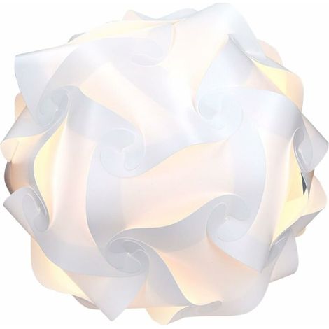 Puzzle-lampenschirm, Iq-decken- Oder Nachttischleuchte, Weißes Licht, Durchmesser Ca. 30 Cm, Versailles