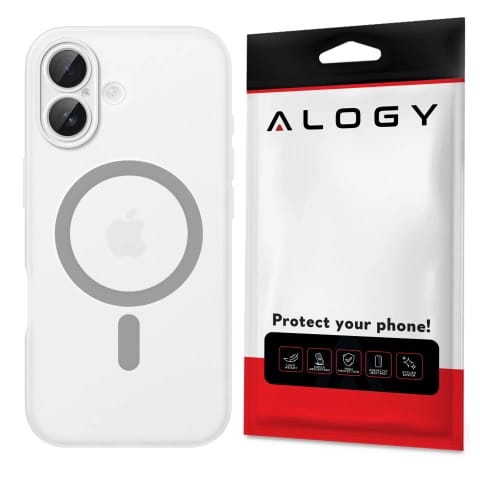 Apple Iphone 17 Hülle – Matte Schutzhülle Für Magsafe Mit Linsenschutz, Schlank Und Kratzfest, Perfekte Passform – Alogy Skinny Mattecase™ Weiß