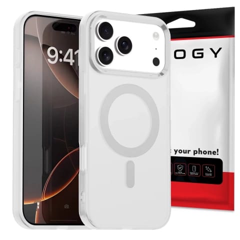 Apple Iphone 17 Pro Max Hülle – Matte Schutzhülle Mit Magsafe Und Linsenschutz, Schlank Und Kratzfest, Perfekte Passform – Alogy Skinny Mattecase™ Weiß