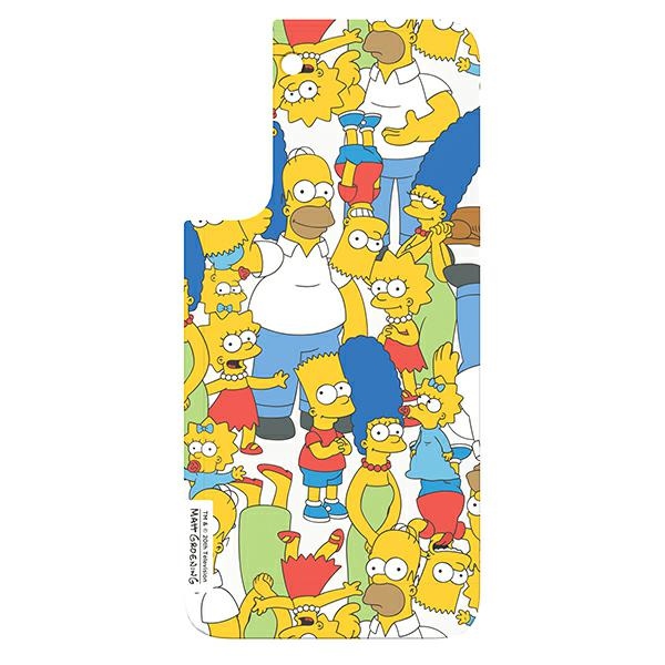 Samsung Galaxy S22 Simpsons Weißes Gehäusepanel
