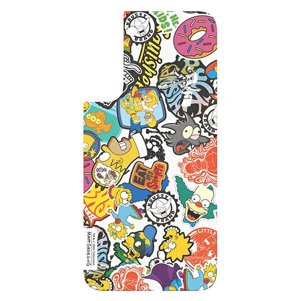 Samsung Galaxy S22 Plus Simpsons-gesichter-hülle Weiß