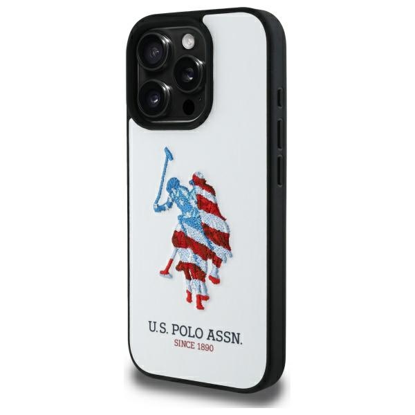 Iphone 15 Pro Max Us Polo Lederhülle Big Dh Weiß