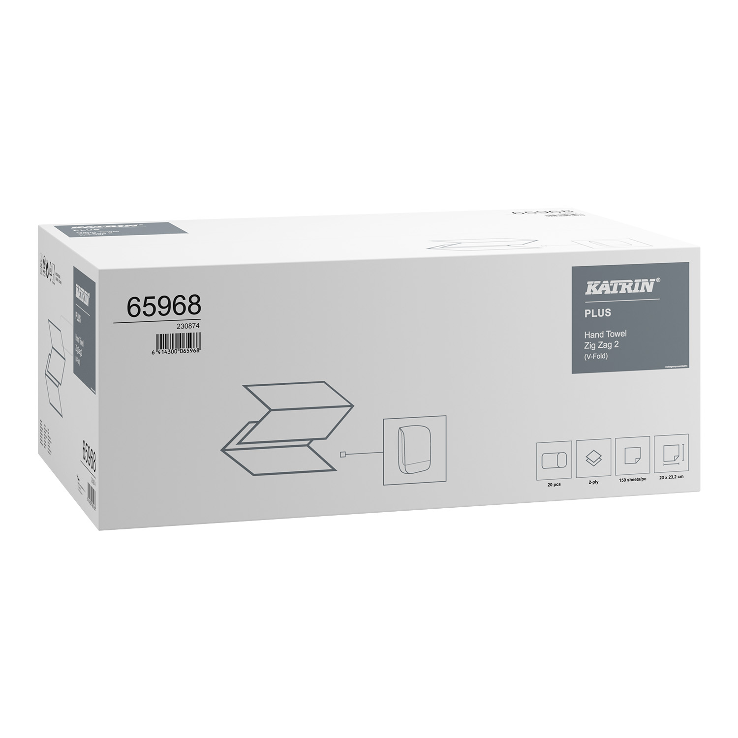 Handtuch Z 2w Weiß Plus Packung Mit 3000 Stück 65968