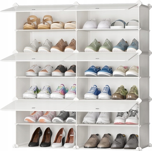 Modularer Kleiderschrank, Schrank, Regal, Möbel, Kleiderschrank, 6 Regalböden, Kleidung, Schuhe