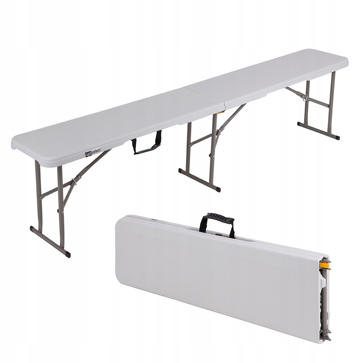 Klappbarer Cateringtisch, Cateringbank, 183 Cm, Hdpe-gehäuse, Robust