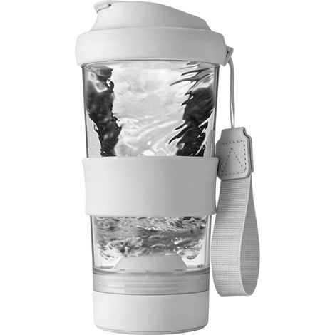 Elektrischer Protein-shaker, 450 Ml, Tragbarer Mixer, Usb-aufladbarer Automatischer Shaker, Shaker Für Protein- Und Milchshakes, Weiß