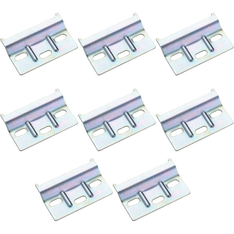 8 Stück Befestigungsmaterial Für Hängeschienen, Wandträgerplatten Für Schränke, Küchenmöbel, Hängeschränke, Schraubregaltüren