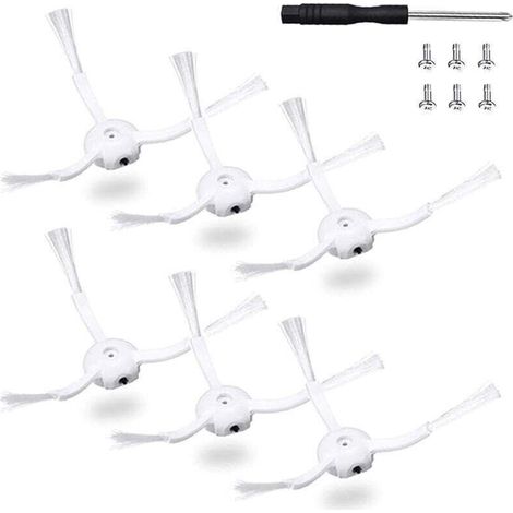 Ulisem 6er-pack Ersatz-seitenbürsten Für Xiaomi Roborock Staubsauger S8 S8 Plus S8 Pro Ultra S5 Max S6 S60 S65 S5 S50 S51 S55