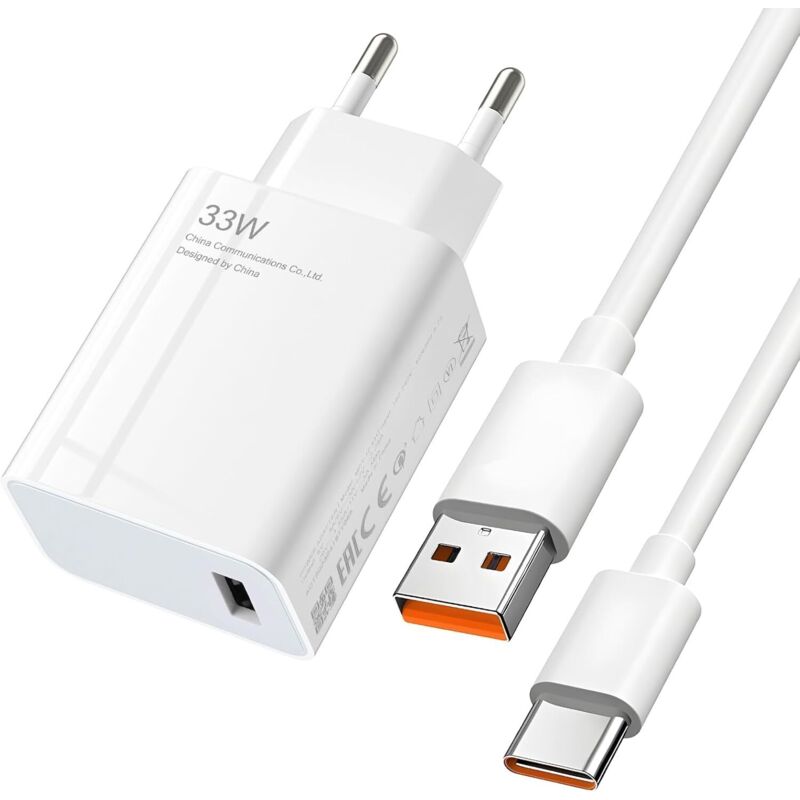 33w Usb-c Schnellladeadapter 6a Kabel Für Xiaomi, Poco, Rougemi, Schnelllade-smartphones