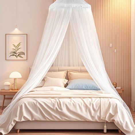 Bett-moskitonetz, Großes Moskitonetz Für Einzel- Und Doppelbetten, 0,6 X 2,5 X 10,5 M Bettbaldachin Für Erwachsene, Mädchen, Babys Und Kinder, Einfach Zu Installieren, Zuverlässiger Schutz Vor Insekte