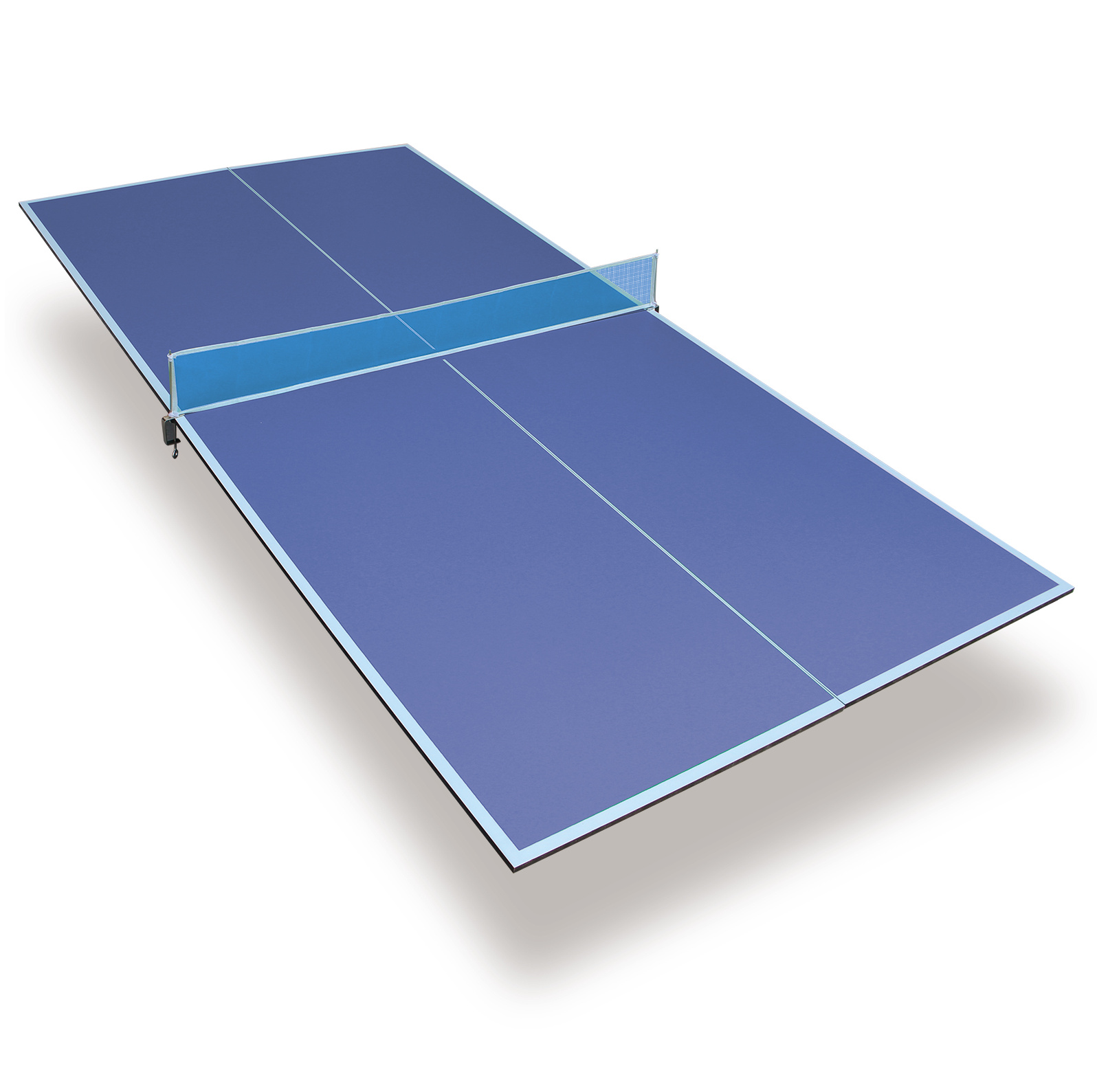 Tischtennisplatte Aus Mdf In Blau 12 Mm 243,84x121,92 Cm, Klappbar