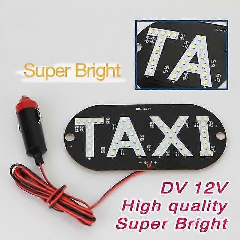12v Superhelle Led-windschutzscheibenleuchte Für Autos Und Taxis (gelb)