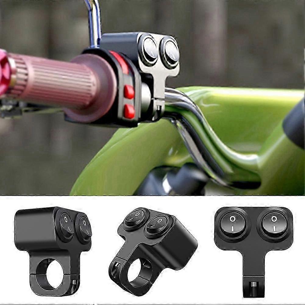 Universeller 12v Motorrad-lenker-doppelschalter Für Scheinwerfer Und Blinker (3-adrig)