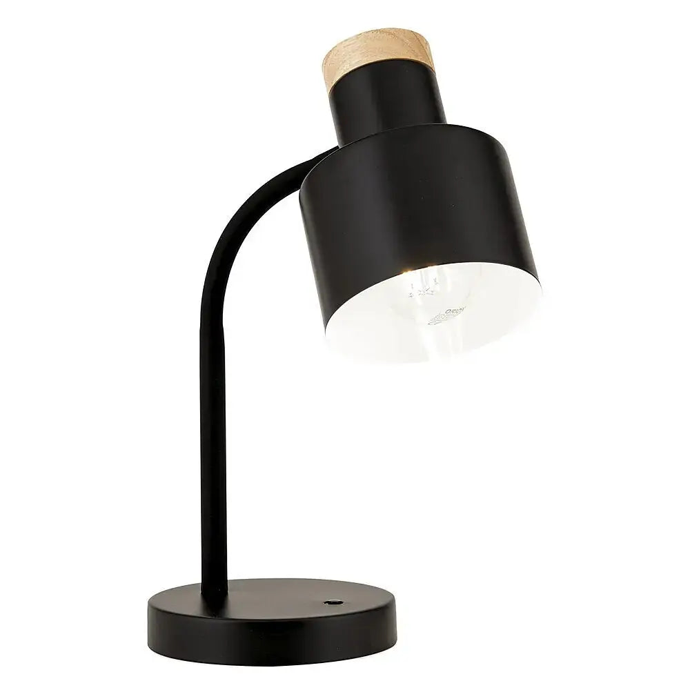 [gebraucht] B-ware Orion Tischleuchte Tischlampe Gili Schwarz Schwenkkopf Schalter E27 Led Lampe