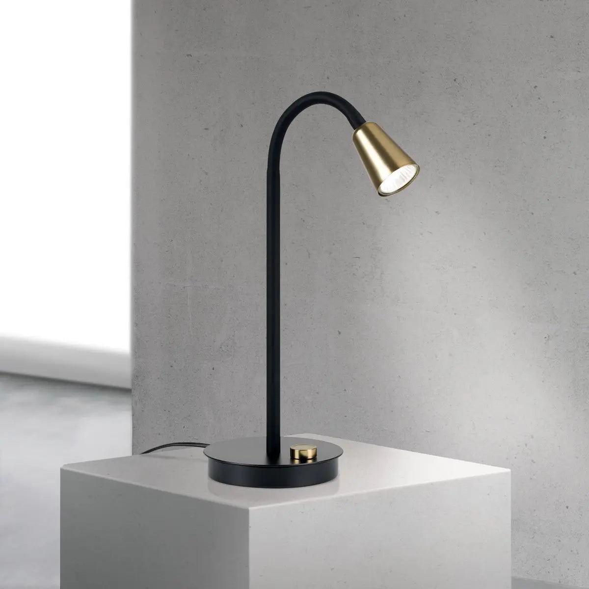 [neuwertig] B-ware Orion Tischleuchte Tischlampe Dotty Schwarz Gold Leuchte Beleuchtung Wohnzimmer