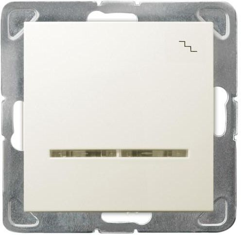 Impresja Treppenschalter Mit Hintergrundbeleuchtung Ecru Łp-3ys/m/27