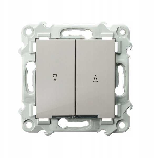 Schalter Ospel Lp-7zs/m/83 Doppelt Beleuchtet Weiß