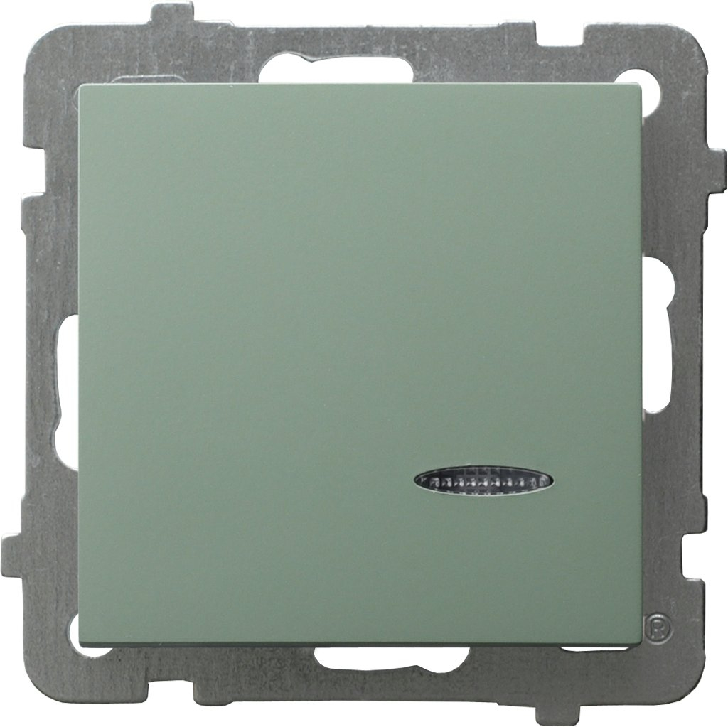 Schalter Ospel Lp-1gs/m/84 Blaue Hintergrundbeleuchtung Einbau 10ax
