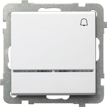 Schalter Ospel Sonata Dzwonek 10ax 250v Orange Hintergrundbeleuchtung