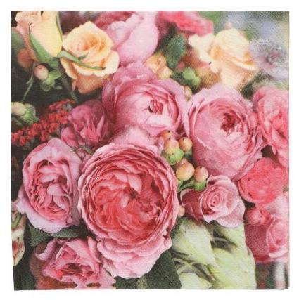 Servietten Papstar Romance Antique Antikes Muster 33x33 Cm 20 Stk