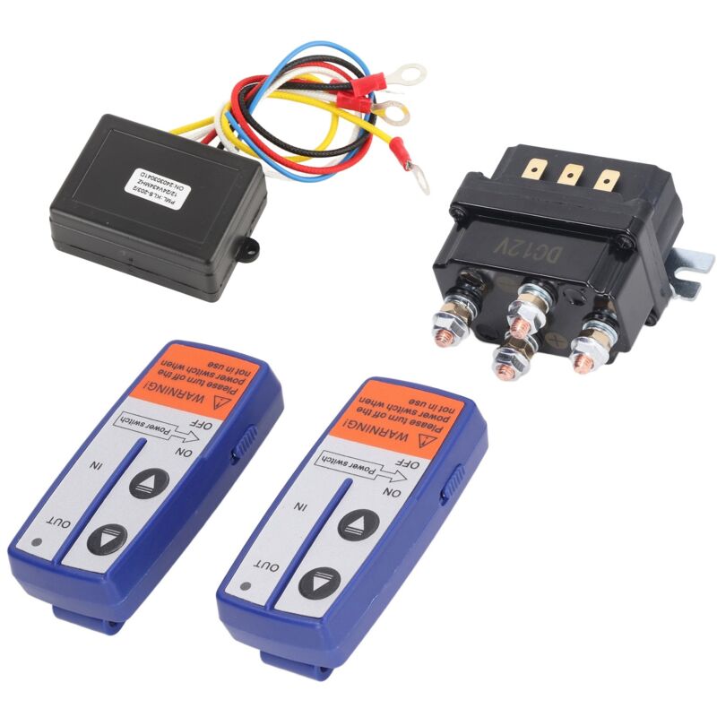 12v 250a Seilwinden-relais-kit Mit Fernbedienung Und Relais-schützschalter Für Industriefahrzeuge