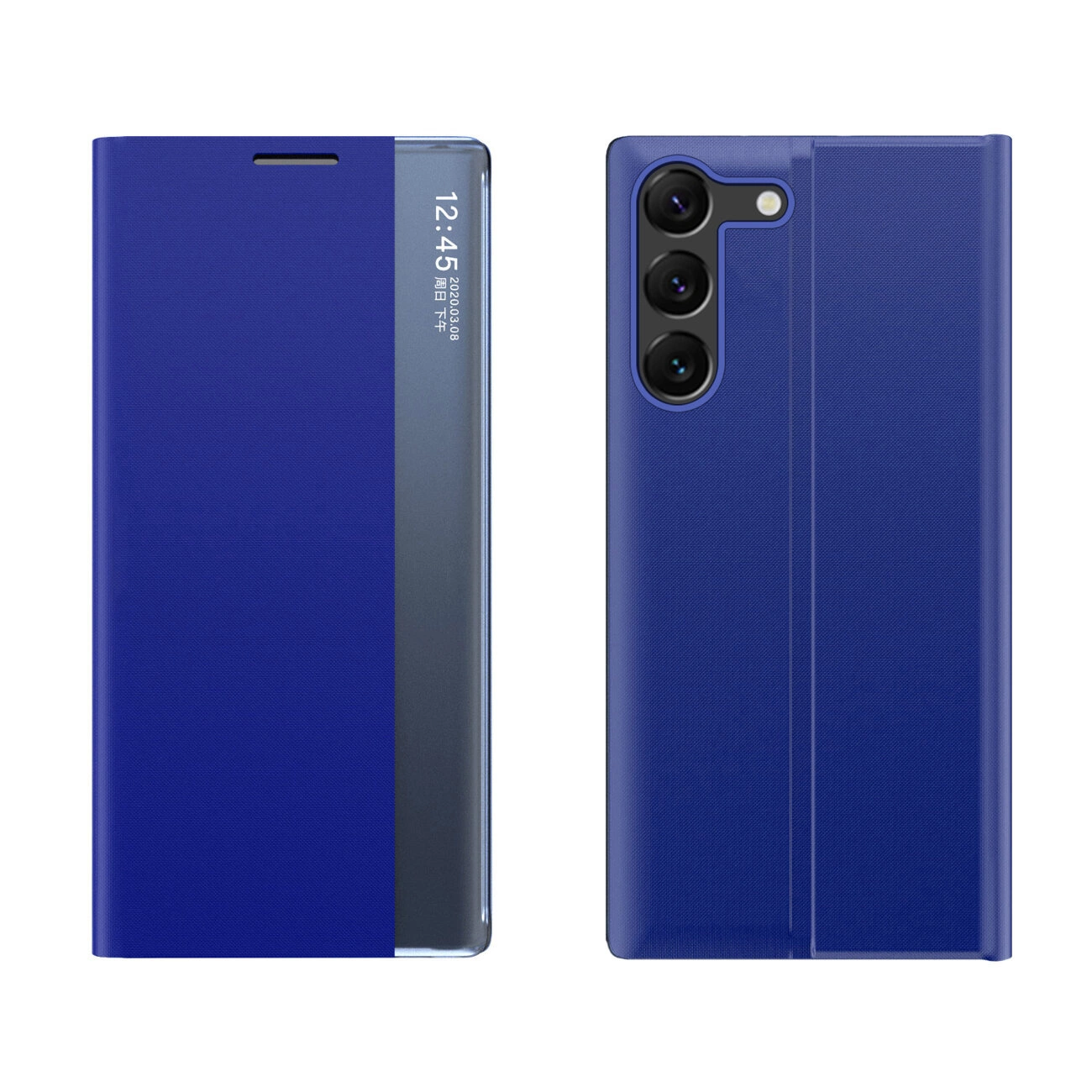 Neue Sleep View Hülle Für Samsung Galaxy A05s Mit Klappdeckel – Blau