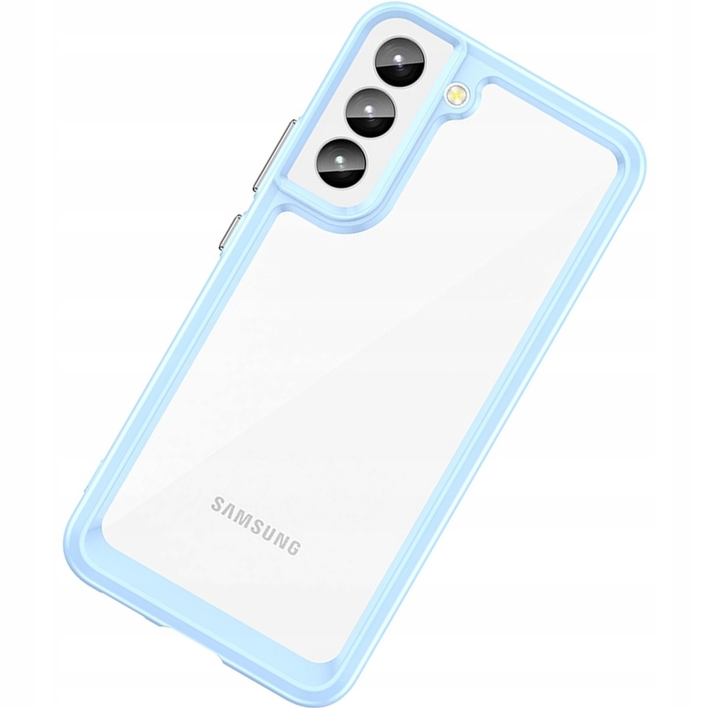 Weltraum-schutzhülle Für Samsung Galaxy S22+ (s22 Plus), Hartschalenetui Mit Gelrahmen, Blau