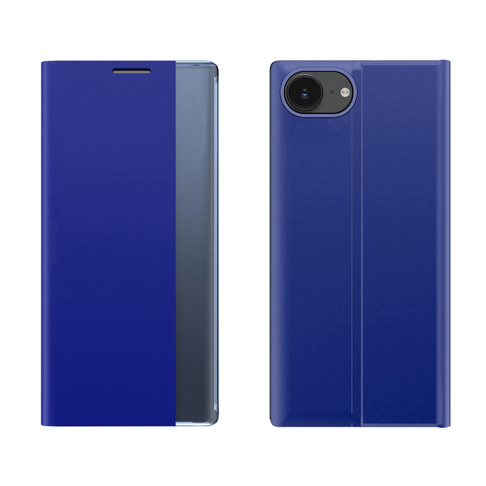 Neue Schlafhülle Mit Klappständer Für Iphone 16e – Blau