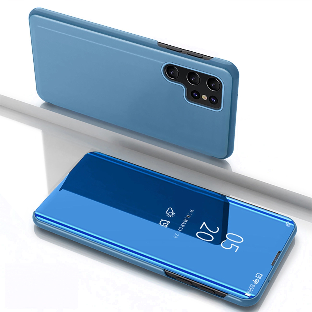 Schutzhülle Für Samsung Galaxy S25 Ultra Clear View Case - Blau